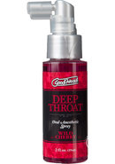 Goodhead Deep Throat Oral Anesthetic Spray Wild Cherry 2oz